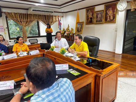 สพม. เข้าร่วมประชุมกับ นายกฯ อบต. จังหวัดนครนายก 39 แห่ง