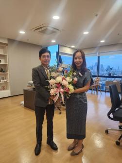 สพม. ร่วมแสดงความยินดีในโอกาสเข้ารับตำแหน่งใหม่ “ผู้อำนวยการสำนักงานบริหารหนี้สาธารณะ”
