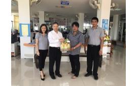 เข้าพบนายกเทศมนตรีตำบลดอนขมิ้น